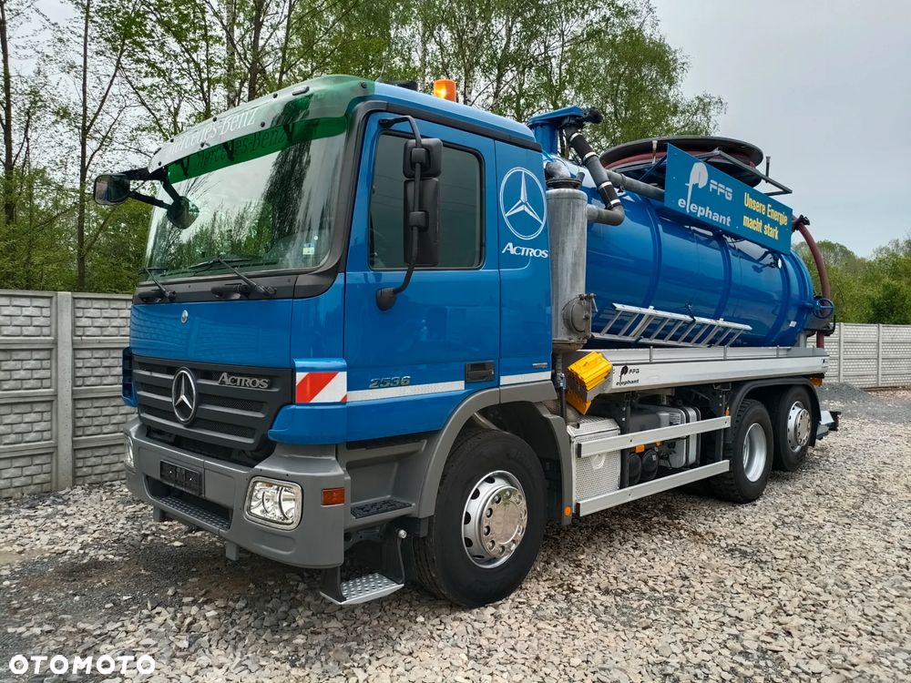 Mercedes-Benz ACTROS 2536 6x2* ASENIZACYJNY* 13000L* FFG elephant* Specjalny do ŚCIEKÓW I OSADÓW* WYJĄTKOWO ZADBANY* z NIEMIEC - 13