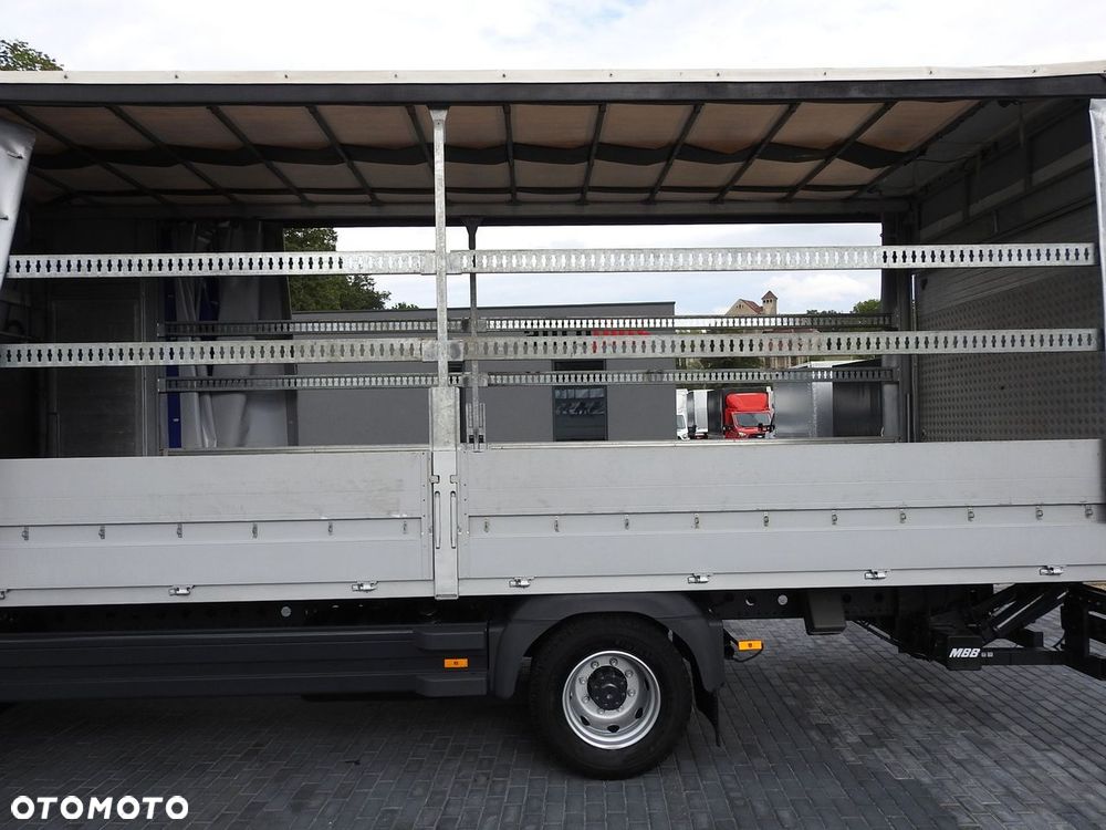 Mercedes-Benz ATEGO 1221 PLANDEKA WINDA 16 PALET WEBASTO KLIMATYZACJA PNEUMATYKA BLIŹNIACZE KOŁA  230KM - 18