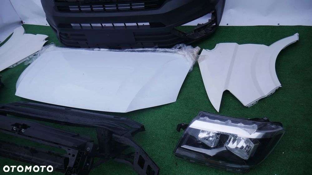 MAN TGE II 2 VW CRAFTER II 2 ZDERZAK GRILL MASKA LAMPY PAS PRZEDNI BŁOTNIKI - 9