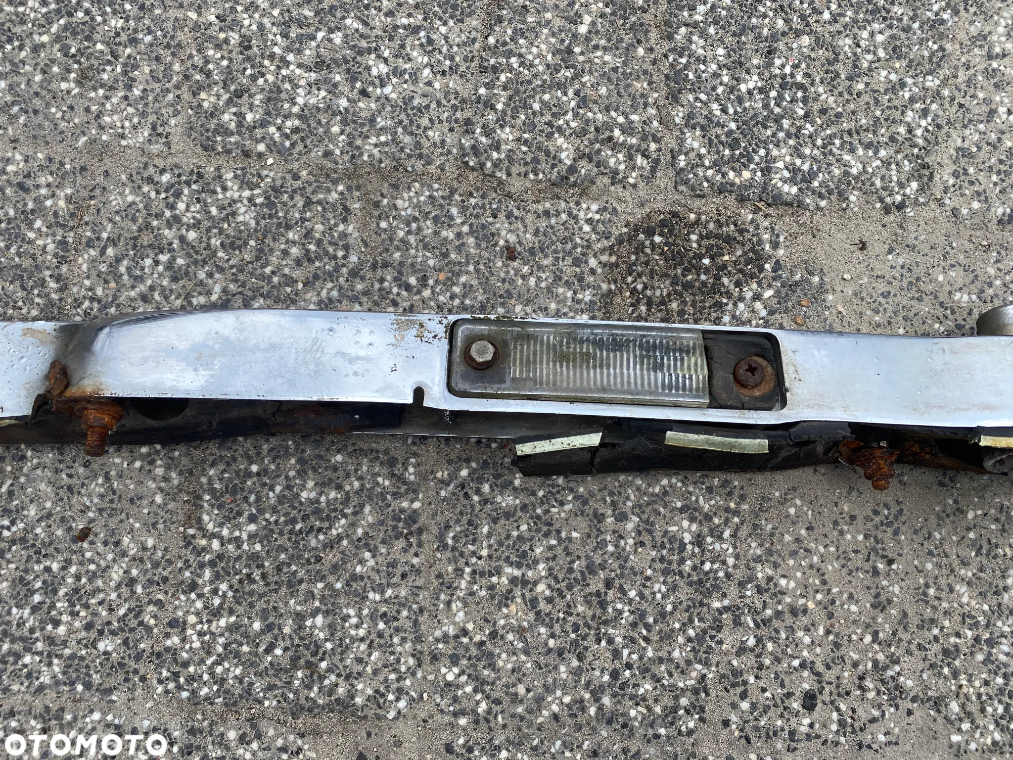 Listwa chrom tył pod klapę Mercedes-Benz SL SLC W107 C107 R107 - 8