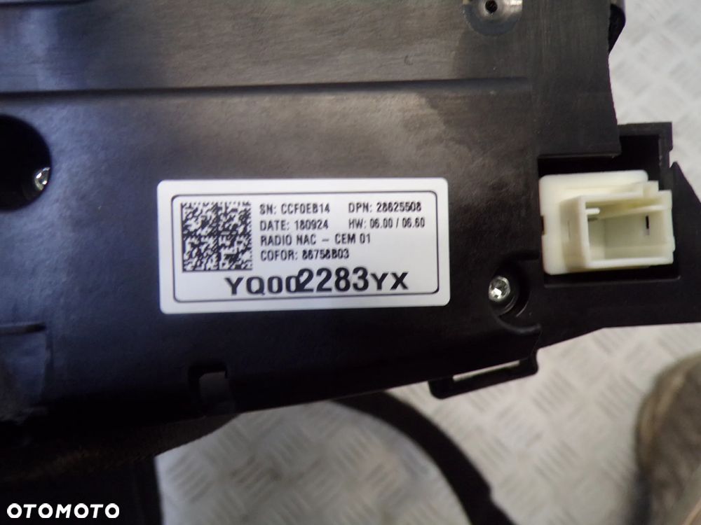 WYŚWIETLACZ RADIO EKRAN OPEL GRANDLAND X YP002283YX - 3