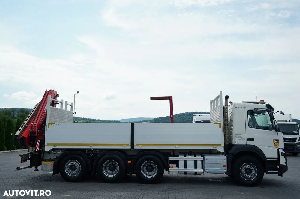 Volvo FMX 460 / 8x4 / LIVRARE - 6,1 M / HDS FASSI F 185 A.2.24 - 12,55 M / TRIDEM / MAX. CAPACITATE DE RIDICARE: 5.500 KG / TELECOMANDĂ / CAMERĂ / I-SHIFT / EURO 6 - 15