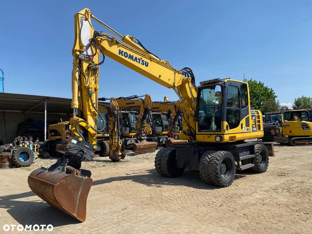 Komatsu PW148 -8, 2015 ROK, KRÓTKI TYŁ, Z NIEMIEC, SERWISOWANA W KOMATSU - 11