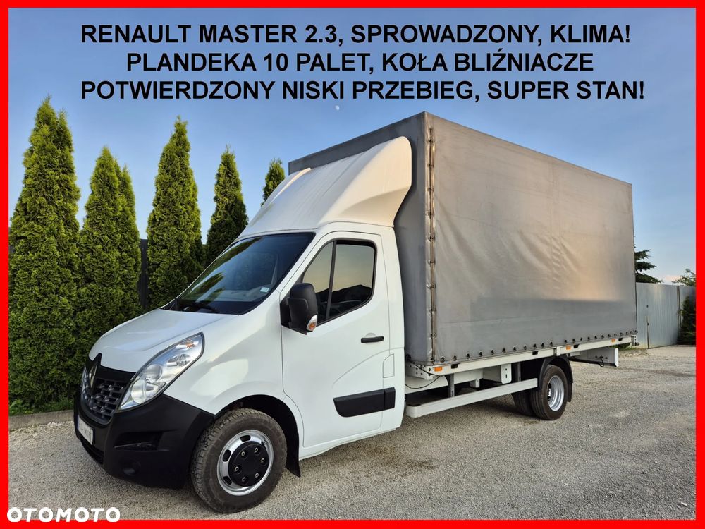 Renault Master 2.3 Plandeka 10 palet Bliźniaki - 1