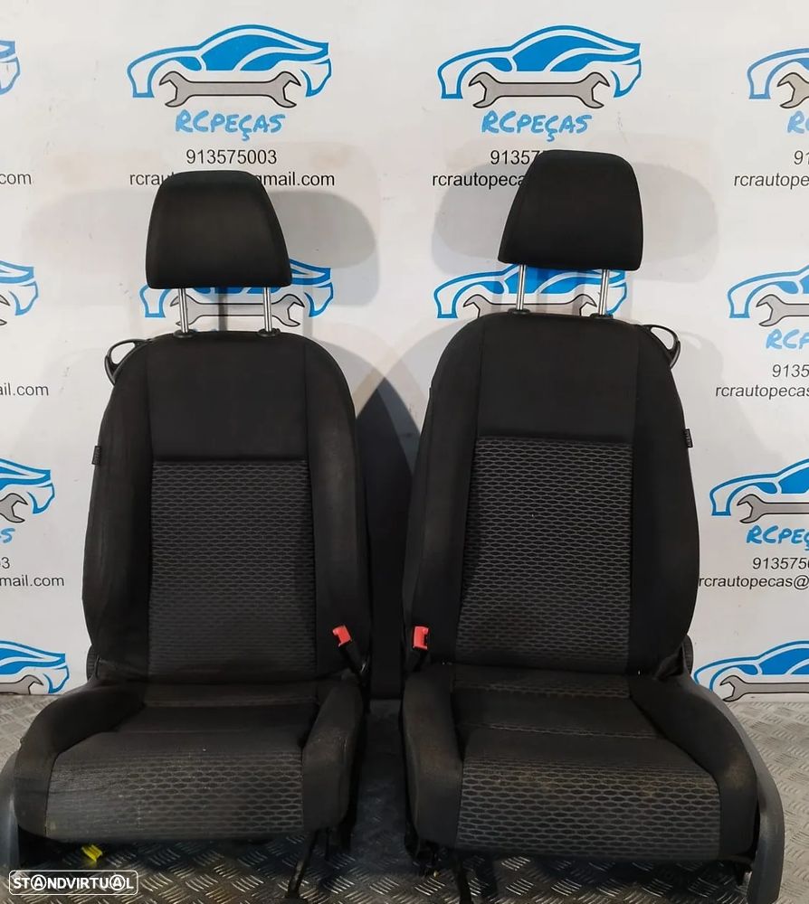 BANCO BANCOS RECLINÁVEIS VOLKSWAGEN VW GOLF VI MK6 TECIDO AIRBAG FRENTE FRONTAL TRASEIRO TRÁS - 7