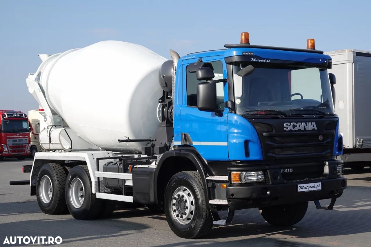 Scania P 410 / 6x4 / BETONATOR / PEAR SCHWING STETTER / 7 mc / EURO 6 - 1