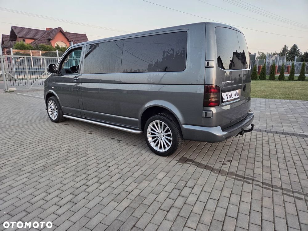 Volkswagen T5 FACE LIFT 2.0TDI 140KM LONG KLIMA FULL OPCJA LONG ORYGINAŁ ZADBANY DUBEL KABINA - 7