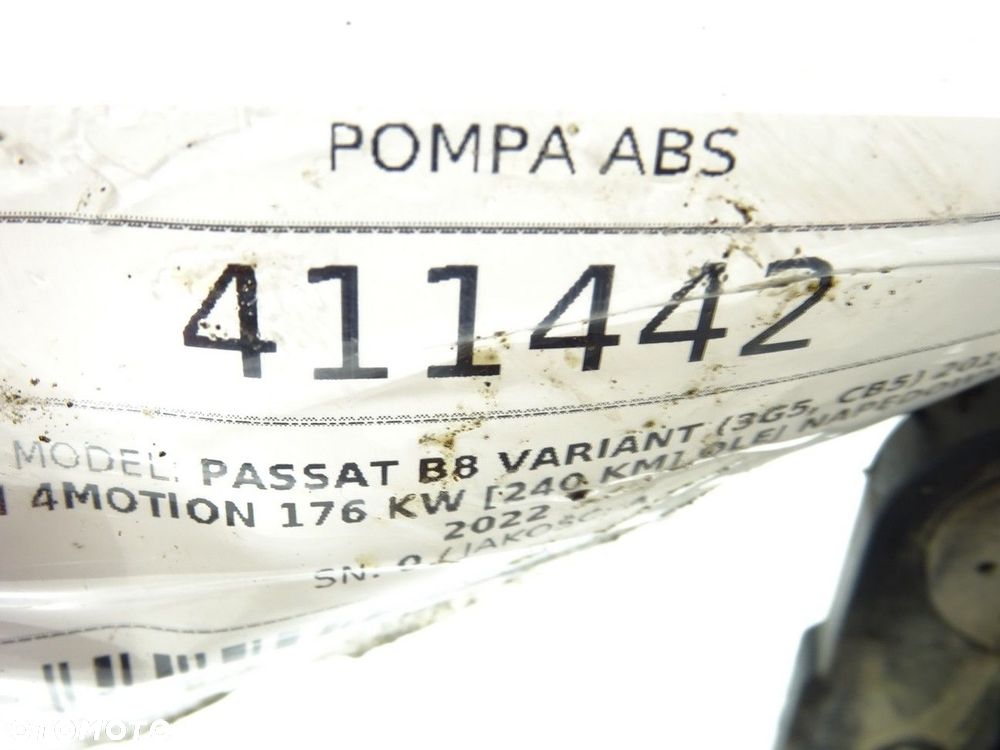 POMPA ABS  VW PASSAT B8 Variant (3G5, CB5) 2014 - 2022 2.0 TDI 4motion 176 kW [240 KM] olej - 6