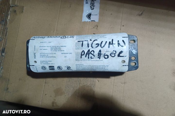Airbag pasager Volkswagen VW Tiguan 1 5N [2007 - 2011] Crossover 2.0 - 1