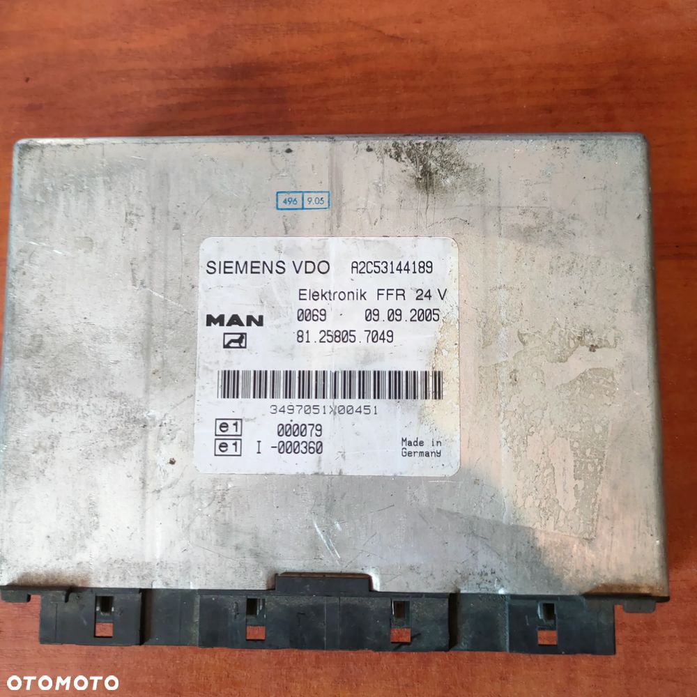 Sterownik VDO FFR MAN A2C53144189 81258057049 - 1