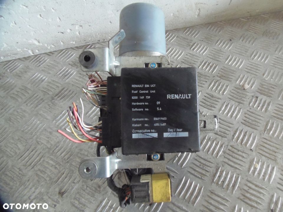 POMPA DACHU RENAULT MEGANE II CC CABRIO 8200149739 - 3