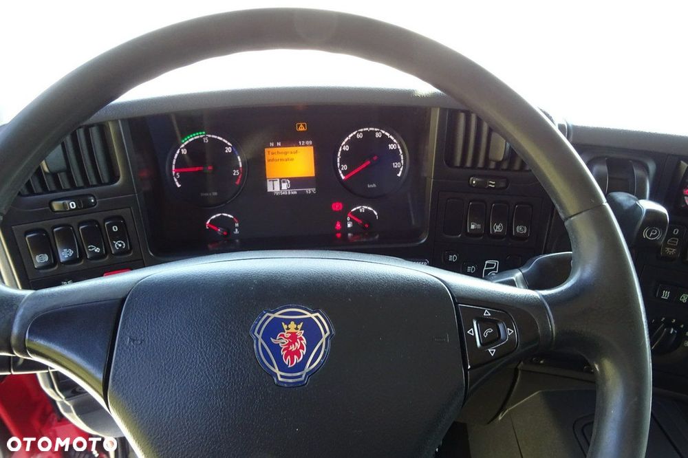 Scania P250 Euro 6 sypialna, firanka 18pal, winda, sprowadzony - 11