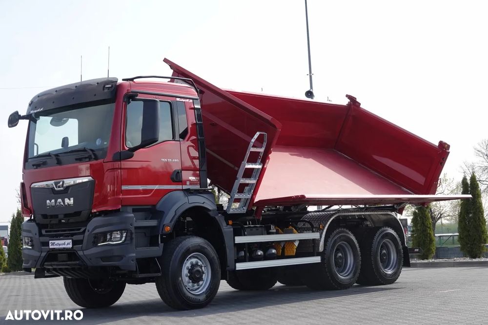 MAN TGS 33.480 / 6X6 / 3-SIDE TIPPER / BORDMATIC / KH KIPPER / AUTOMAT / HARDOX / FACTORY NEW / 2026 - 9