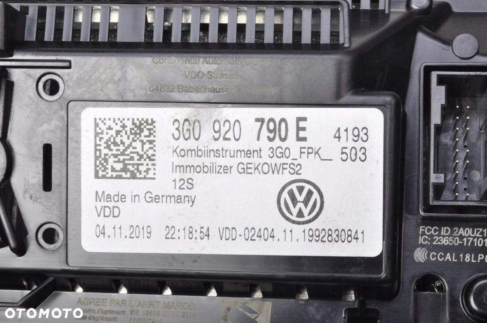 VW TIGUAN II 2.0 TDI LICZNIK ZEGARY 3G0920790E 19R - 5