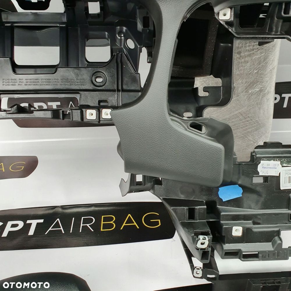 RENAULT MEGANE IV 4 DESKA ROZDZIELCZA KONSOLA KOKPIT PULPIT PODUSZKI AIRBAG AIR BAG PASY KIT SET - 4