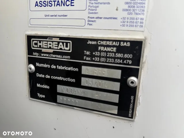 Scania Zabudowa Chłodnia CHEREAU / Thermo King 1250/ - 12
