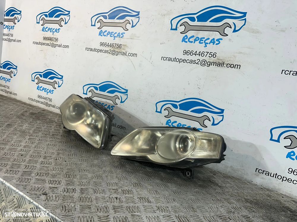 .Conjunto Oticas Farois Direita Esquerda Originais VW Volkswagen Passat B6 2005 - 2011 - 4
