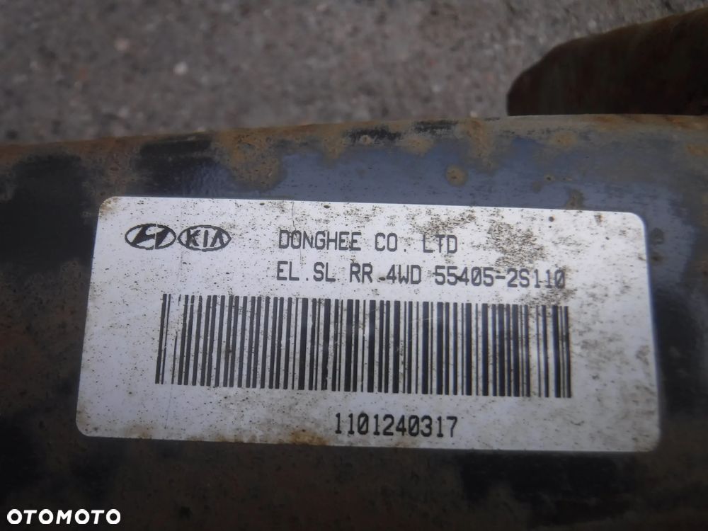 Kia Sportage III Hyundai IX35 4x4 4WD zawieszenie belka wozek os tyl zwrotnice kolyska 55405-2S110 - 4