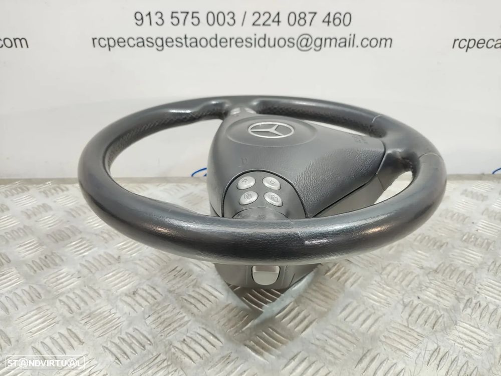 Volante Completo em Pele Multifunções Mercedes Benz SLK R171 A1714600403 - 10
