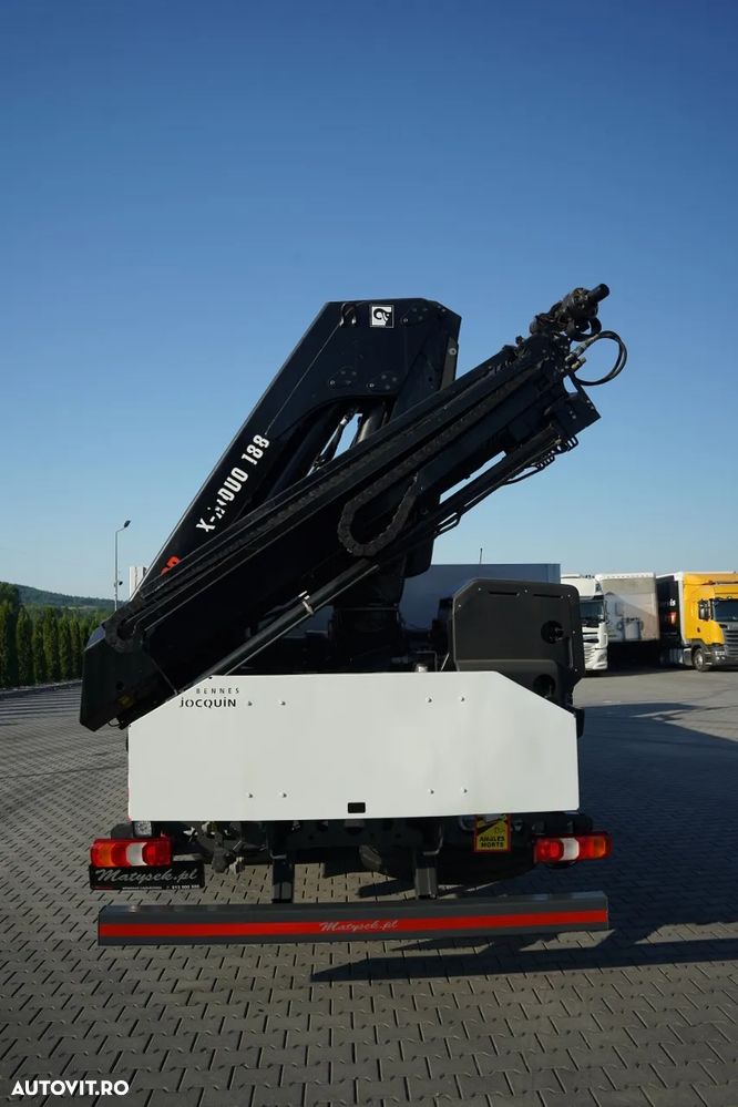 Mercedes-Benz AROCS 2636 / 6x4 / LIVRARE 7,6 M + HIAB 188 B-3 HDS / PODEA REZISTENTĂ / RADIOCOMANDĂ / ROTATOARE / FURCĂ PENTRU PALEȚI / EURO 6 - 17