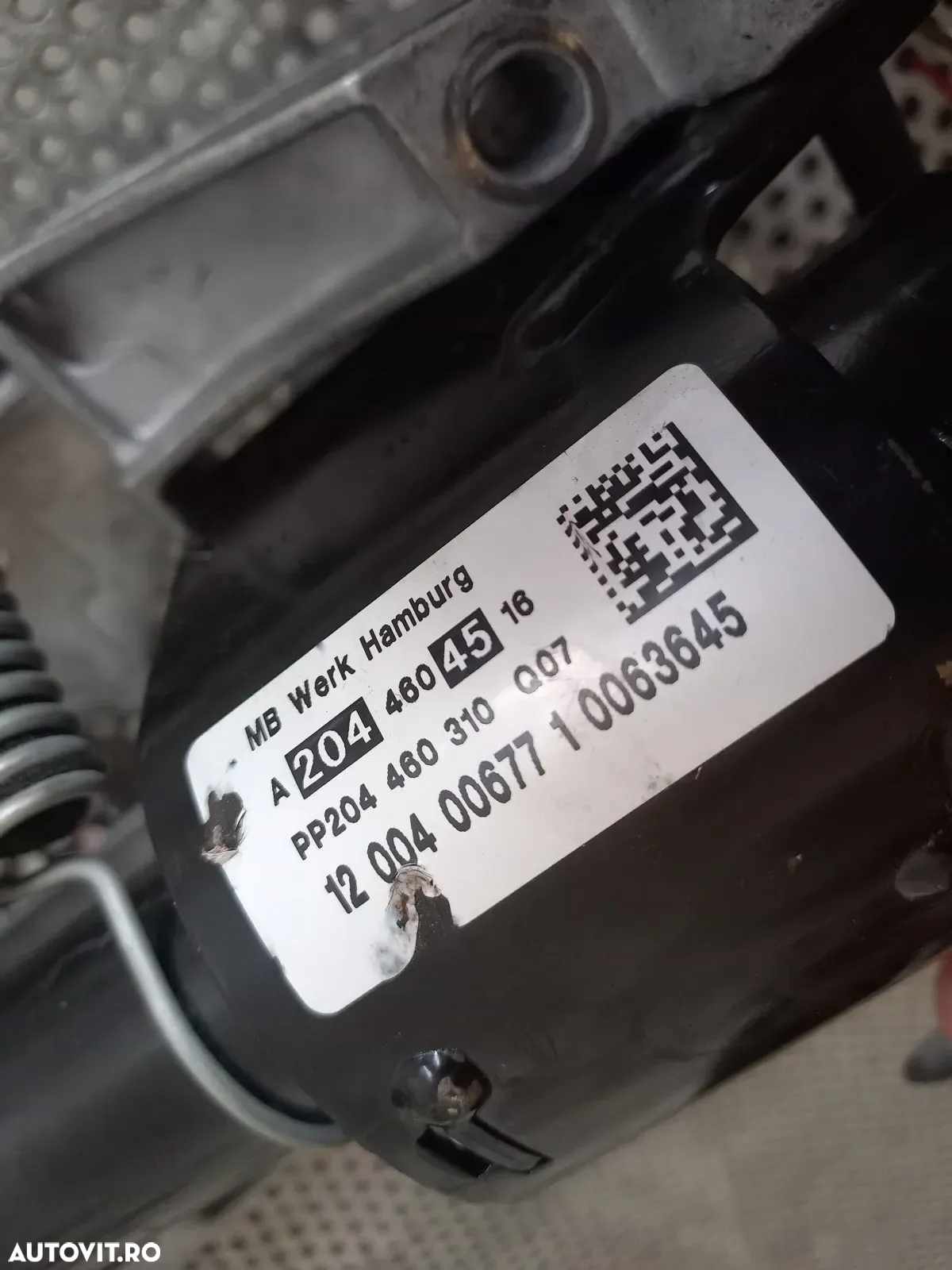 Coloana Ax Blocator Imobilizator Volan Mercedes C Class W204 Volan Stanga Cod A Motor 2.2 Cdi Euro - 6