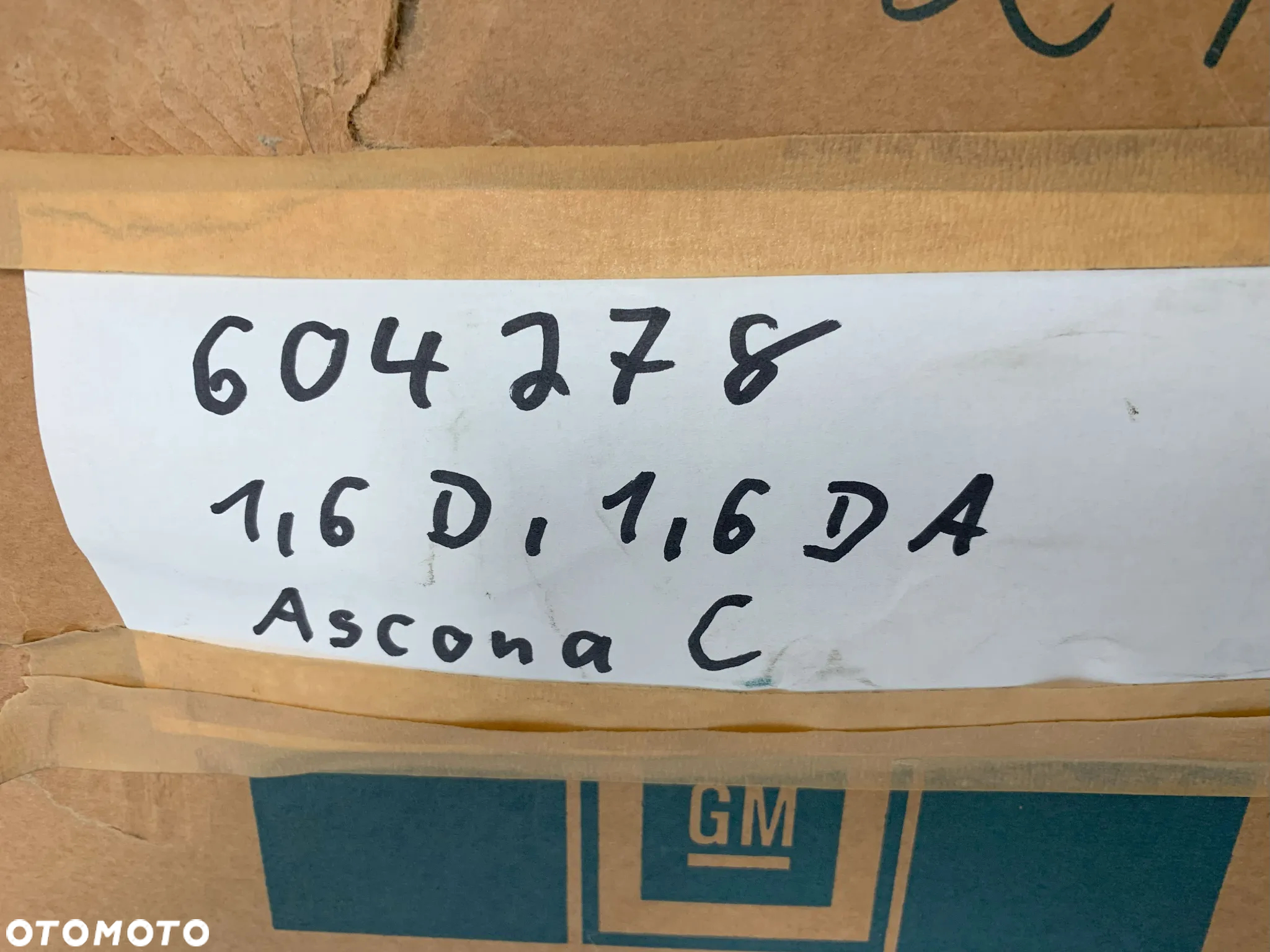 Opel Corsa A Ascona C Blok silnika 1,6 D DA Diesel 604278 - 5
