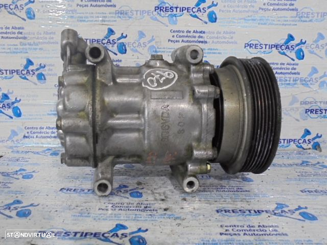 Compressor AC 8200819568 RENAULT CLIO 3 FASE 1 2008 1.2I ETH 75CV 5P CINZENTO GASOLINA SANDEN - 2
