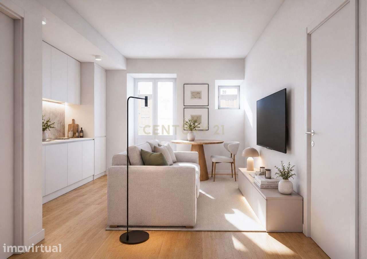 Apartamento T1 Novo no centro de Setúbal - Grande imagem: 3/8