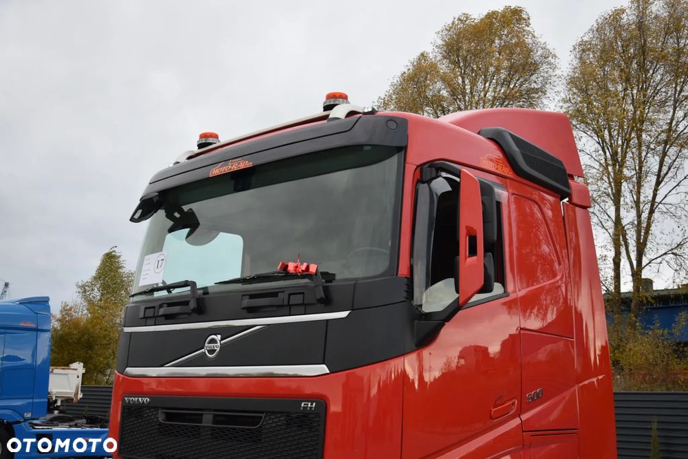 Volvo FH500 / NISKA KABINA / HYDRAULIKA / EURO 6 / ACC / LEDY / ALUFELGI / SERWISOWANY / SPROWADZONY - 10
