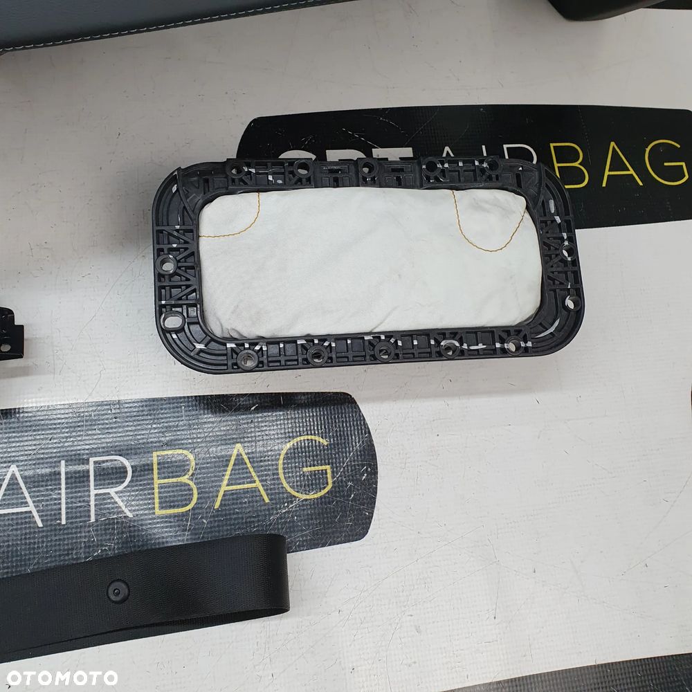BMW X5 G05 X7 G07 PRZED LIFT DESKA ROZDZIELCZA SKÓRA SZARA NITKA KONSOLA KOKPIT PULPIT PODUSZKI AIRBAG AIR BAG PASY KIT SET - 5