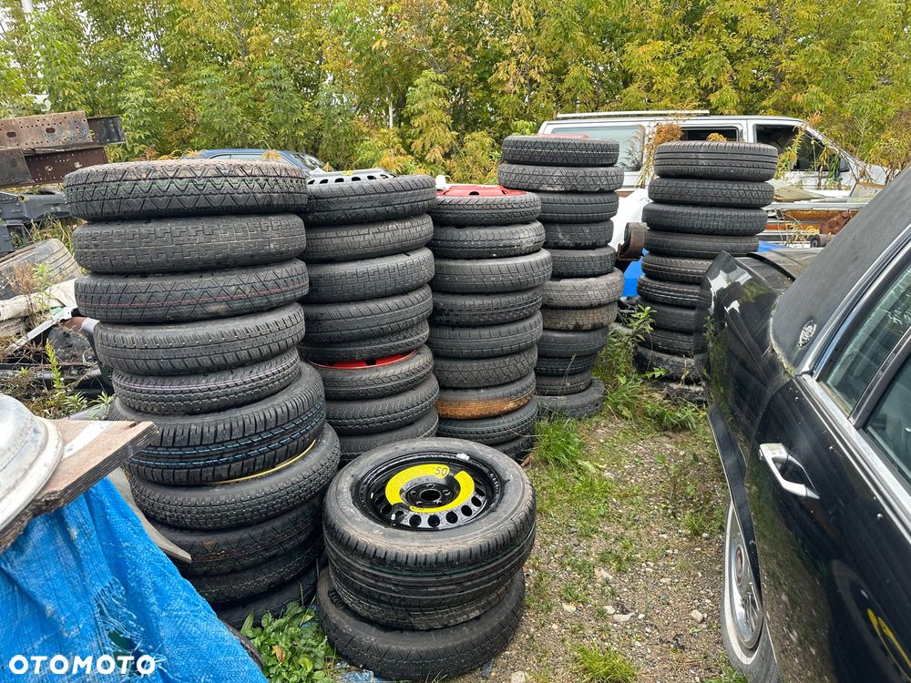 KOŁA DOJAZDOWE RÓŻNE MODELE OD R15-R19 SPRZEDAM CAŁY KOMPLET.