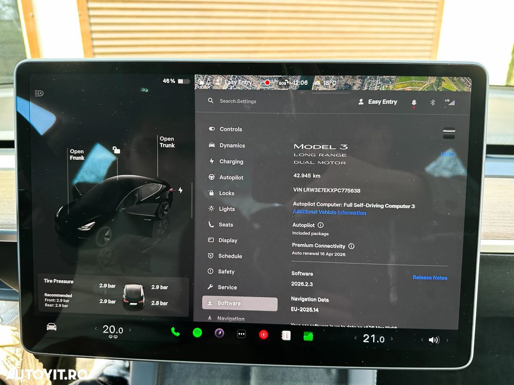 Tesla Model 3 Langstreckenbatterie Allradantrieb Dual Motor - 9