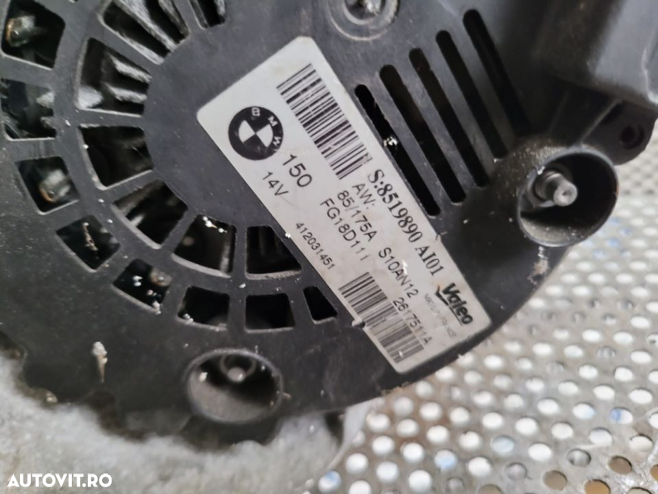 Alternator BMW F20 F21 F30 F31 F32 F33 F34 F80 F10 F11 X3 X4 Etc. 2.0 D Motor N47 Cod - 6