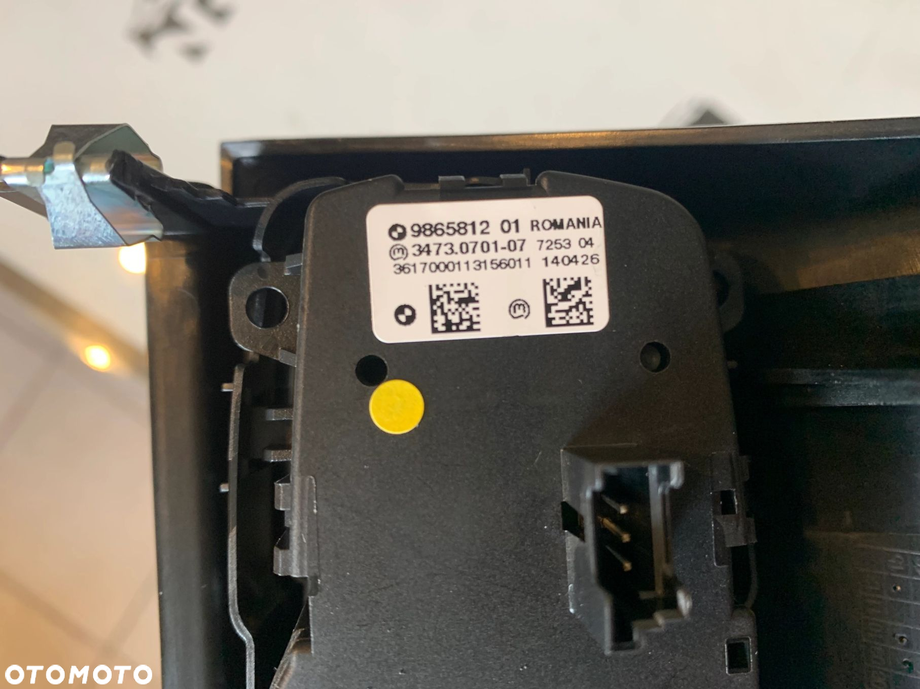 PANEL PRZEŁĄCZNIK ŚWIATEŁ BMW X5 F15 X6 F16 2 F45 F46 i3 I01 9865812 - 4