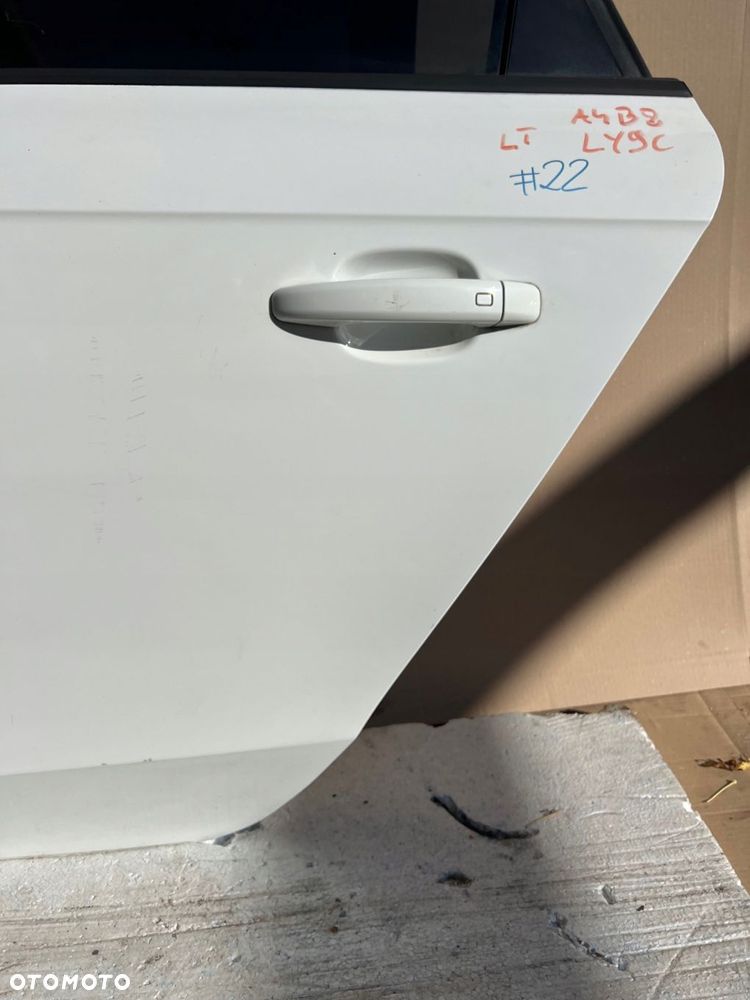 audi a4 b8 sedan drzwi lewe tylne lewy tył ly9c - 6