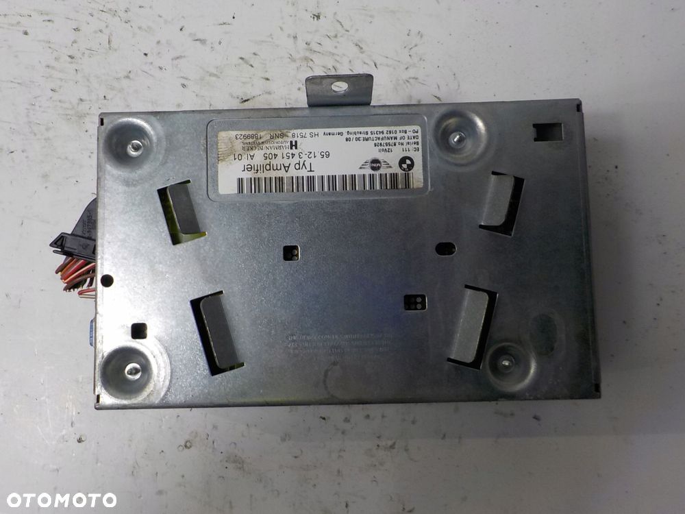 MINI R56 WZMACNIACZ RADIA 65.12-3 3451405 - 3
