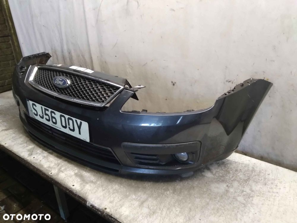 ^ ZDERZAK PRZÓD PRZEDNI FORD C MAX C-MAX H4 SZARY GRAFTOWY HALOGENY - 2