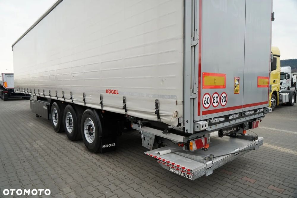 Kögel FIRANKA / WINDA ZAŁADOWCZA DHOLLANDIA /  STANDARD / KOSZ NA PALETY / OŚ PODONOSZONA / - 11