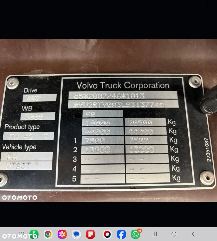Volvo fh4 460 bogate wyposażenie 2020 opony 70 wron-pol - 37