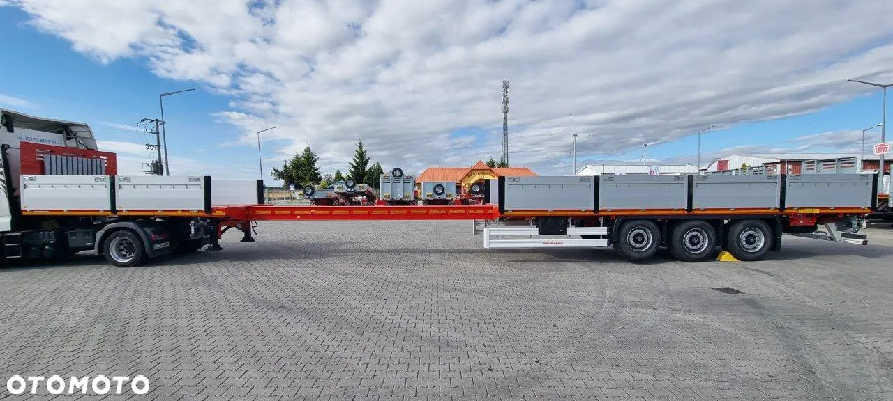 Kassbohrer Kaessbohrer naczepa platforma rozciągana, burty aluminiowe - 19