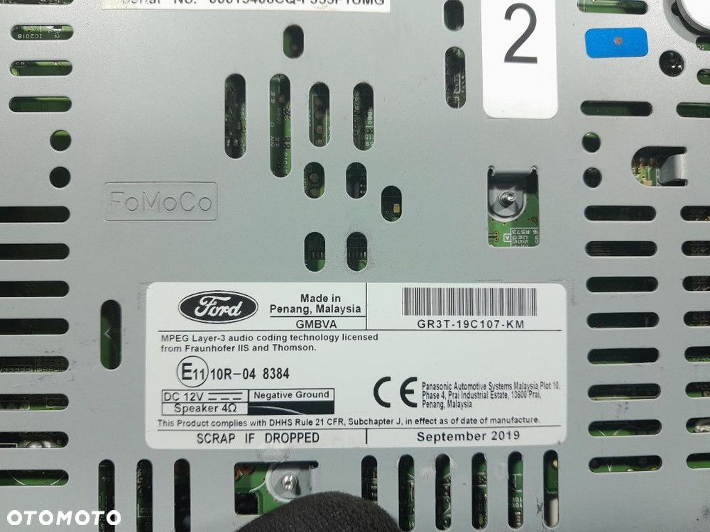 FORD MUSTANG VI LIFT RADIO CZYTNIK NAPĘD MODUŁ GR3T-19C107-KM - 7