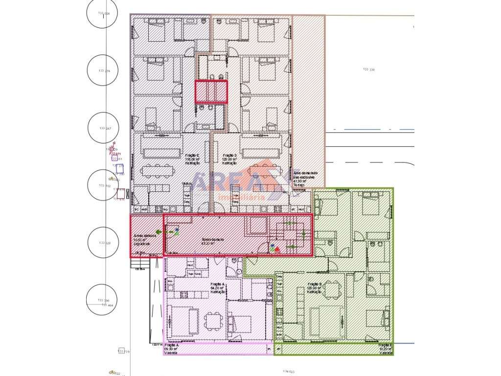 FRAÇÃO B - T3 - Rés do chão - Grande imagem: 2/14