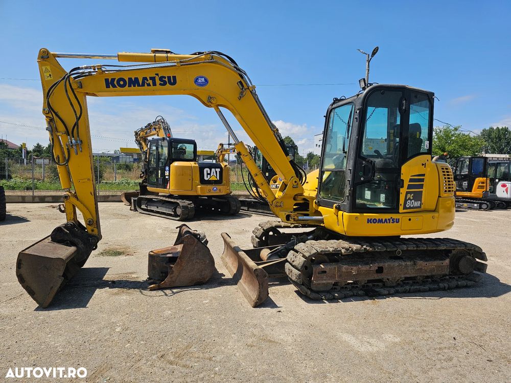 Komatsu PC80 MR5-eo midiexcavator excavator pe senile miniexcavator compact - 2