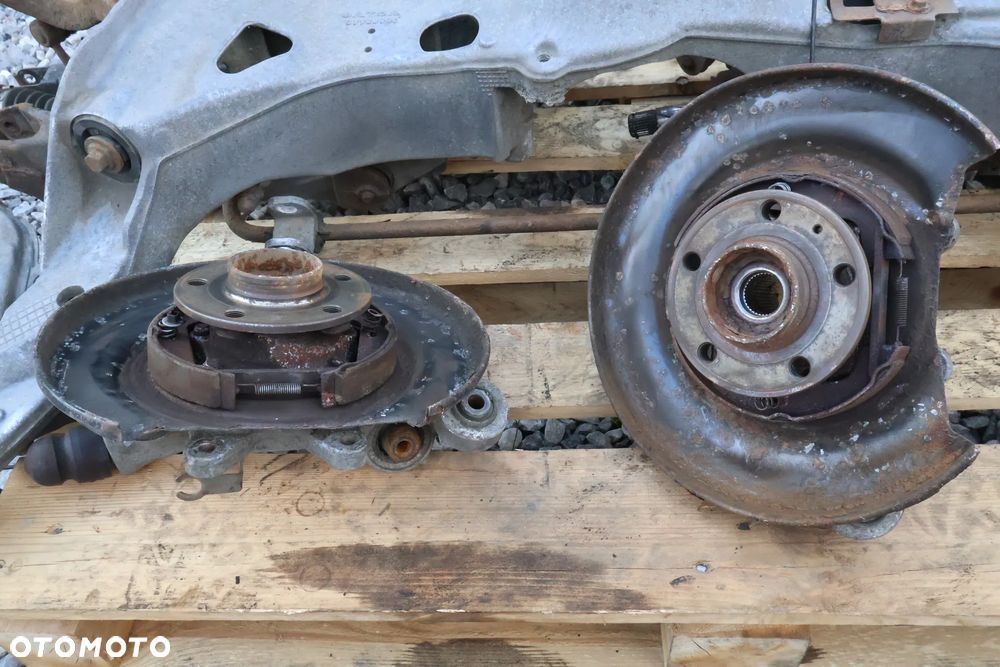 VOLVO XC70 V70 4X4 00-08 2.5 2.4 D5 SANKI BELKA KOŁYSKA ZAWIESZENIA TYŁ TYLNA WAHACZE TRAWERS WÓZEK KOMPLETNA - 5