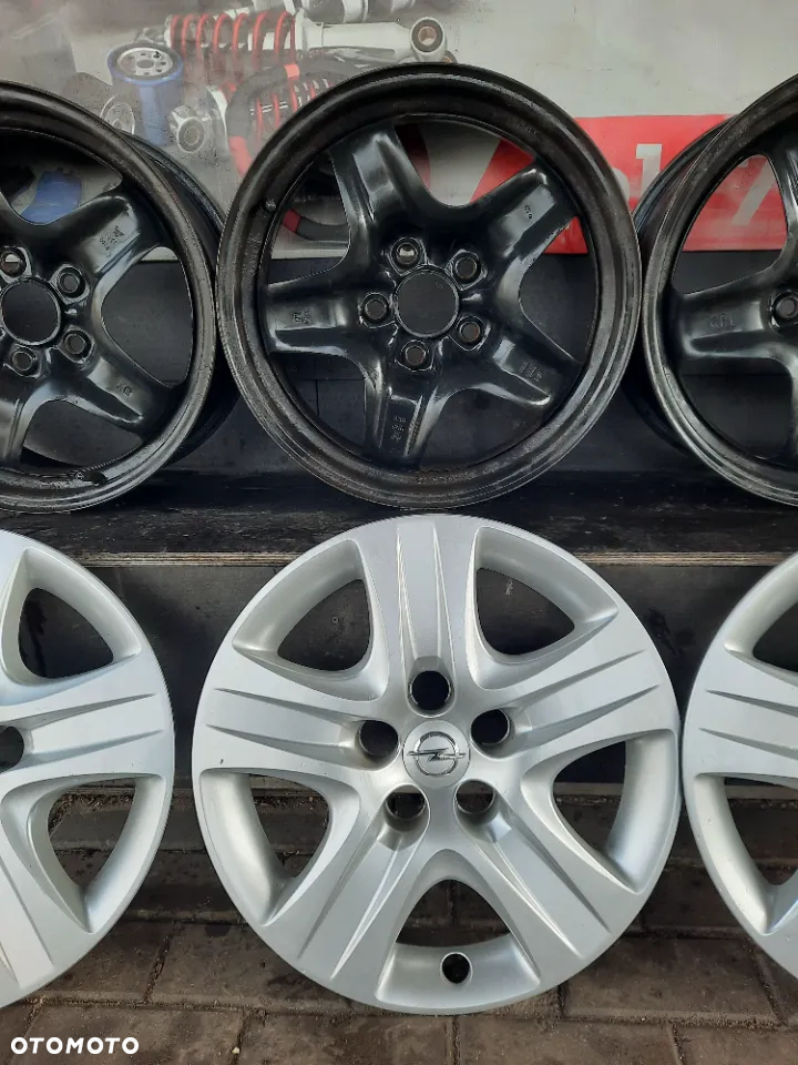 FELGI STALOWE STRUKTURALNE + KOŁPAKI 17" 5x120 ET41 OPEL INSIGNIA - 5