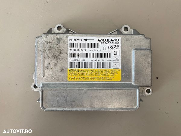 Calculator airbag SRS Volvo S60 V60 XC60 S80 XC70 V70 2014+ 31387523 - 1