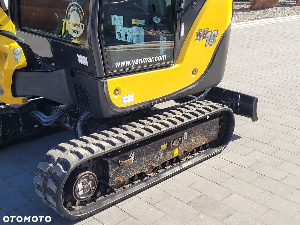 Yanmar SV18 / 1900h / sprowadzona / 2 łyżki / - 8