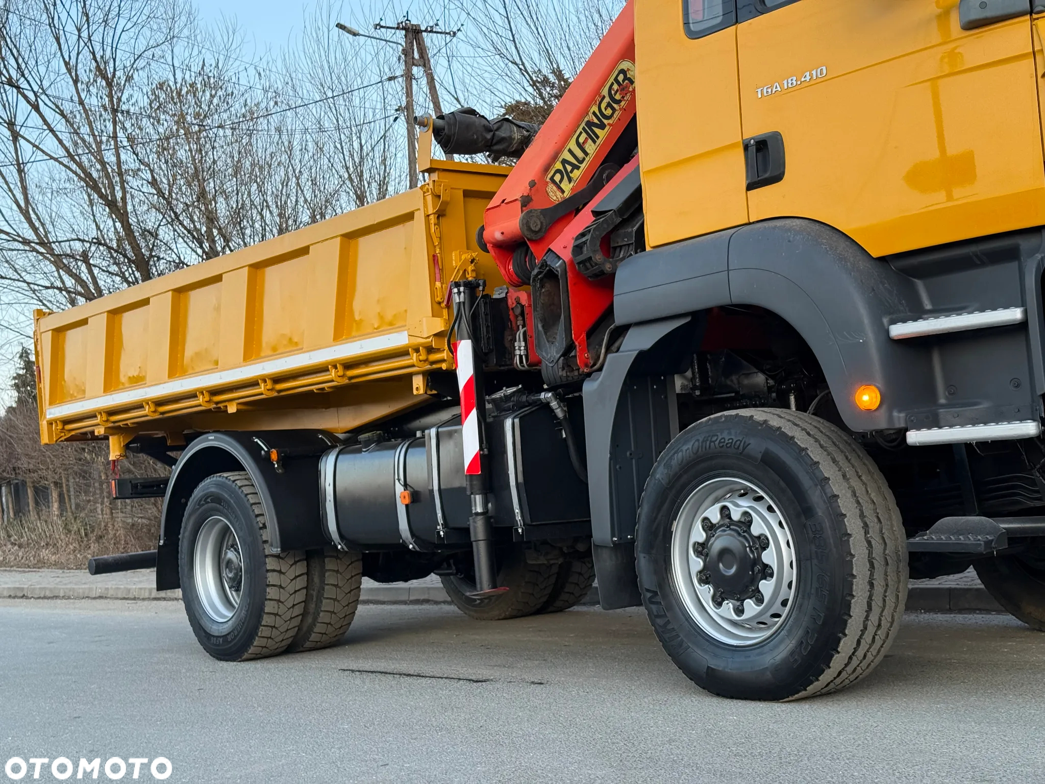 MAN * MAN TGA 18-410 * KIPER WYWROTKA * 4x4 * HDS Palfinger PK16500* Sprowadzony* Bardzo Dobry Stan * - 5