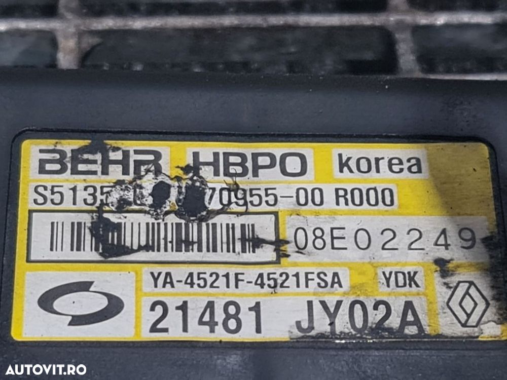 Electroventilator Renault Koleos 2.0 D 2008 - 2011 150CP Manuala 6 Trepte (1392) Diesel ... - 3