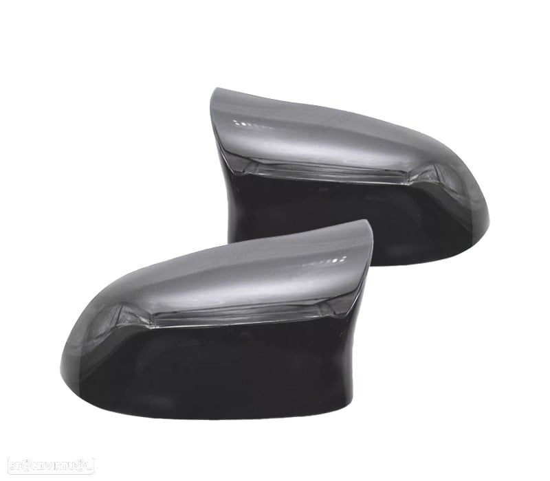 CARCAÇAS ESPELHOS BMW F15 F16 F25 F26 PRETO BRILHANTE - 1
